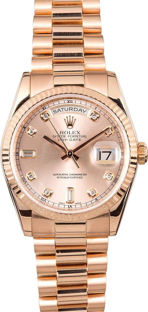 day date rolex rosa|rolex rose gold 40mm president.